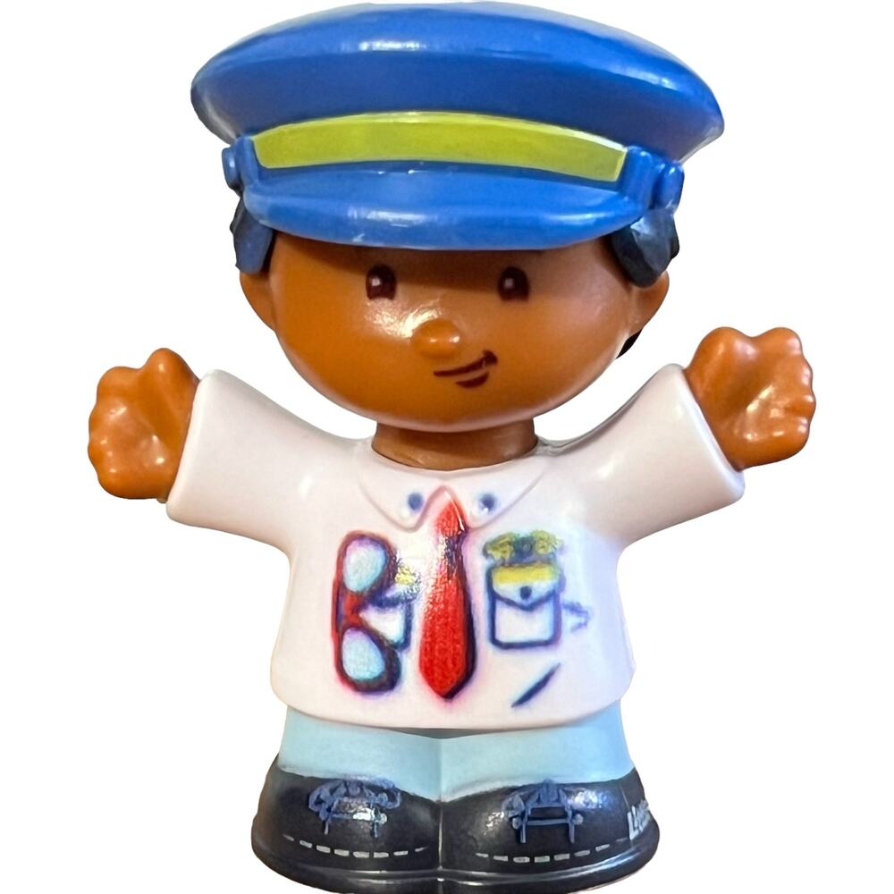Fisher Price Little People Travel Together Airplane Pilot Figure Replacement Toy